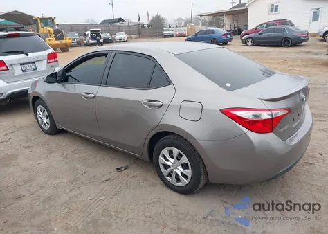 2014 Toyota Corolla Le Eco z USA, uszkodzony, nr VIN 2T1BPRHE4EC157858